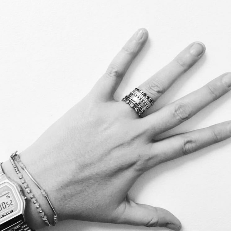 RING R442 BLACK 'STEEL BASICALLY'