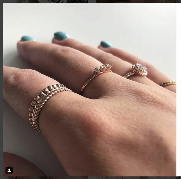 Charmin's ringen staal &amp; goud