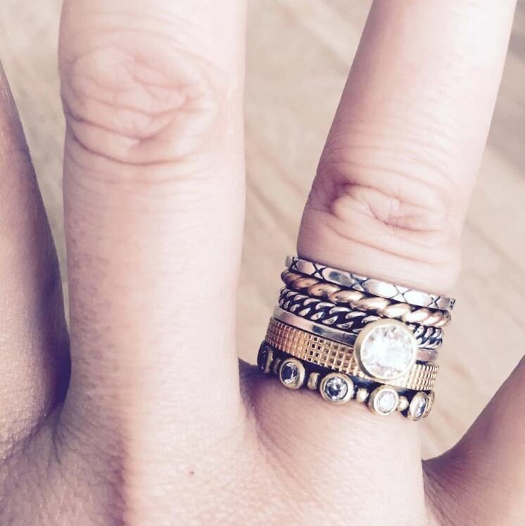 Ring R004 Silver 'X-Type'