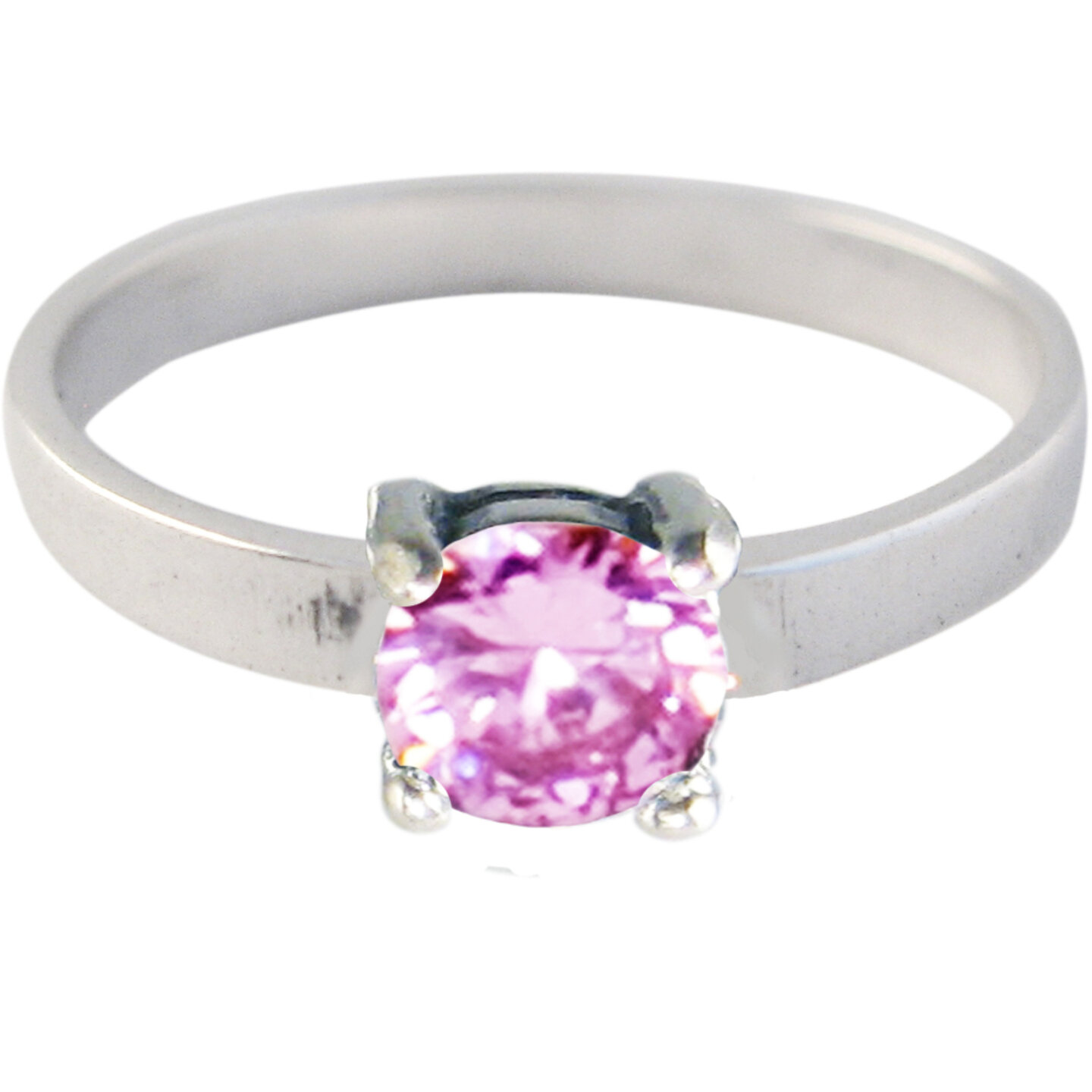 Ring KR31 'Princess Diamond' Pink
