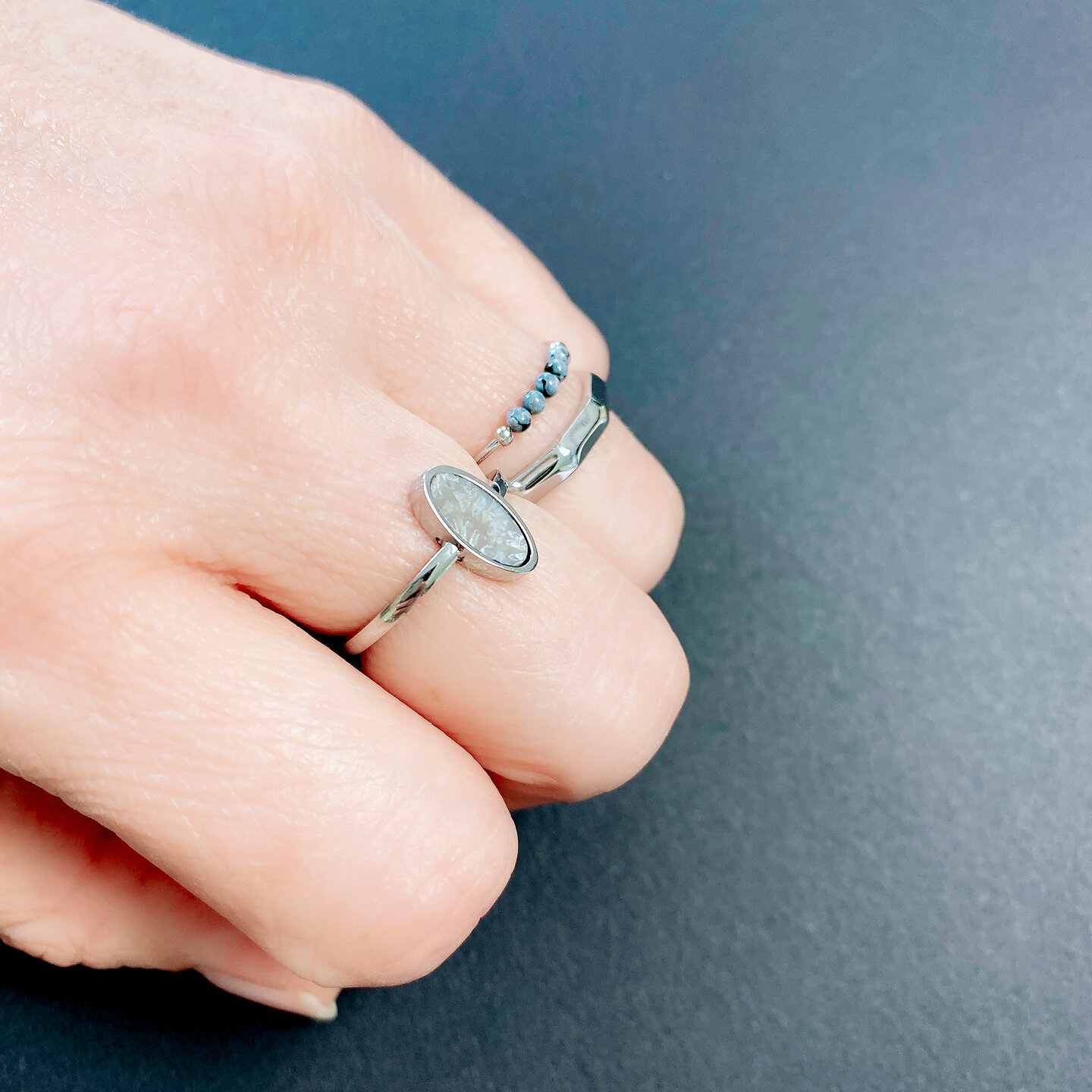 Charmin's Gehoekte Basis Ring 3,5mm Goud R1435