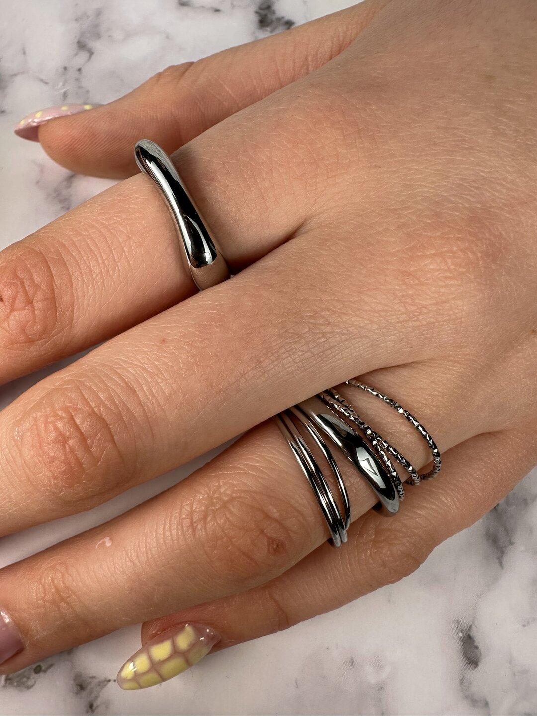 Charmin's Ring Soft Domed and Rounded Balls Steel R1370