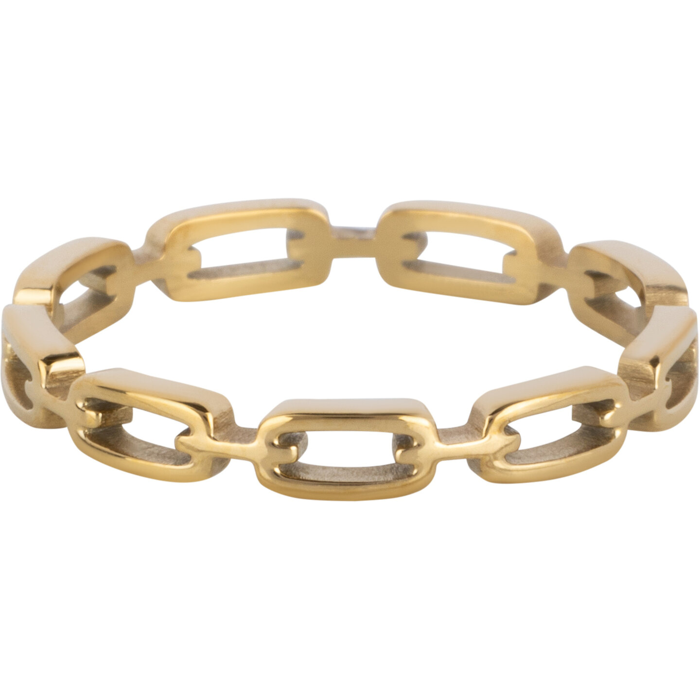 R1554 Stoere Anker Chain Goudkleurig