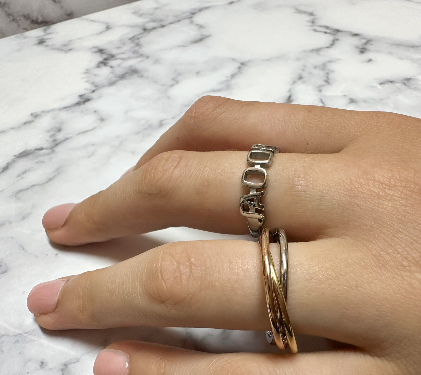 Charmin's Liefdes Verklaring J'Adore Ring Staal R1376