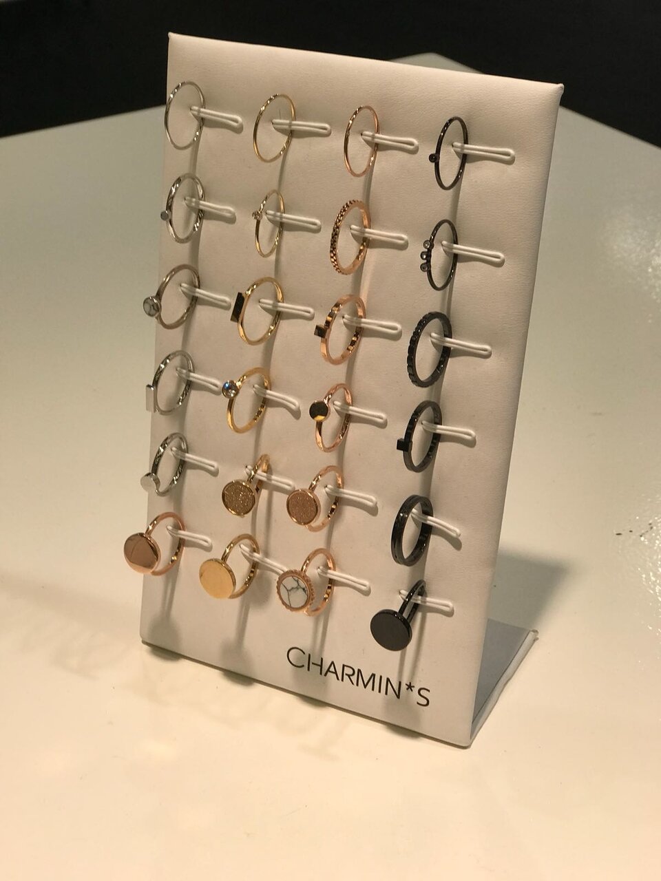 Charmin&amp;#8217;s ros&eacute;goudkleurige stapelring R387 Fashion Seal ros&eacute;-goldplated staal