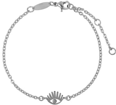 Charmin&rsquo;s  CB32 Lashes Bracelet Shiny Steel