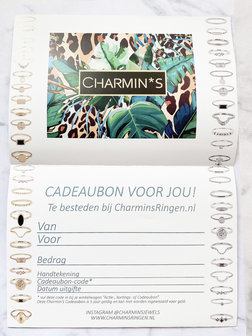 Charmin&amp;#8217;s Stapelringen Cadeaubon &euro;15