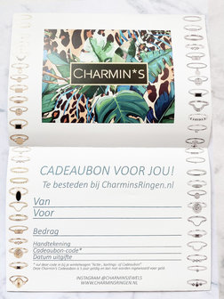 Charmin&#8217;s Stapelringen Cadeaubon €50