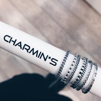 Charmin&amp;#8217;s stapelring zilver R224 Silver &#039;Braided&#039;