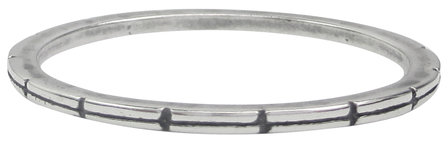 Charmin&amp;#8217;s stapelring zilver R003 Silver &#039;Connection&#039;