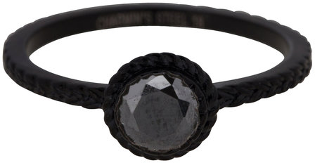 809 Charmin&amp;#8217;s ring steel shiny iconic vintage black