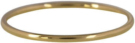 Charmin’s goudkleurige stapelring R370 Petite goldplated staal