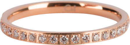 R640 Moiety Crystals Rose Gold Steel