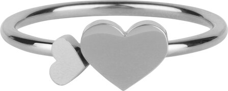 Charmin&rsquo;s Valentijn Love You and Me Heart Steel R1292