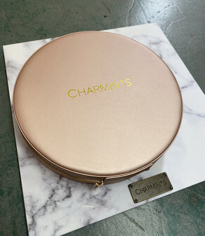 5553 Charmin&#039;s Round Jewel Box Mirror