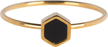 R711 Hexagram Gold Steel