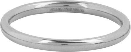 Charmin&#039;s Ring Staal Rond Mini 2 MM R1464