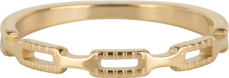 Charmin&#039;s Tiny Ring Half Chain Goud R1116