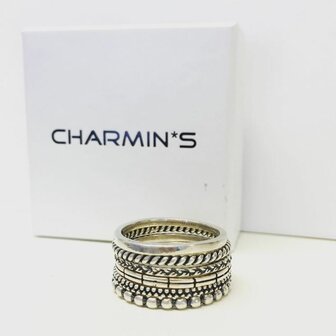 Ring R224 Silver &#039;Braided&#039;