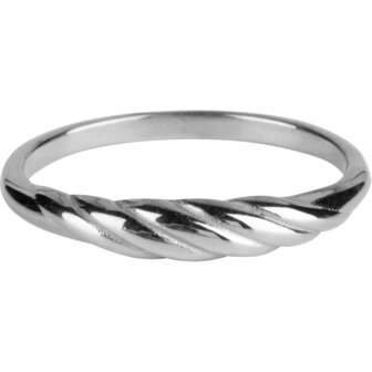 Charmin&rsquo;s Ring small croissant staal R1035