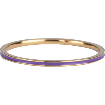 R933 Petite Lila Paars Enamel Goud