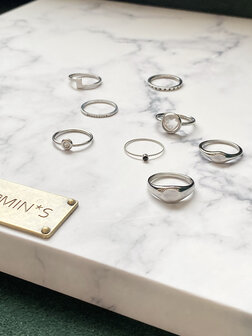 Charmin&rsquo;s stalen stapelring Petite Alliance R745