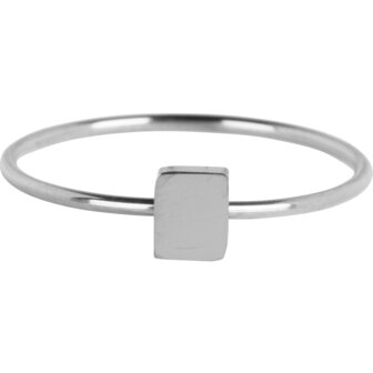R720 Minimalist Rectangle Shiny Steel
