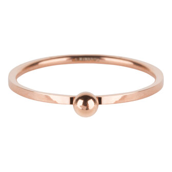 R530 Dot Ring Rose Gold Steel