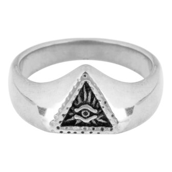 R676 Eye Triangle Shiny Steel