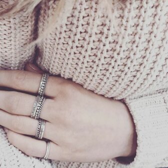 Ring R004 Silver &#039;X-Type&#039;