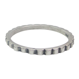 Ring R002 Silver &#039;Stripes&#039;