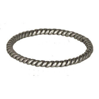 Ring R225 Silver &#039;Twisted&#039;