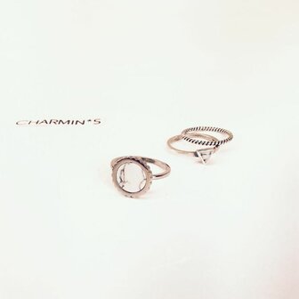 Ring R225 Silver &#039;Twisted&#039;
