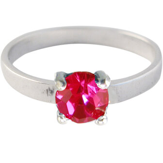 Ring KR30 &#039;Princess Diamond&#039; Ruby