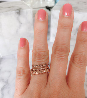 Charmin&#039;s Stapelring R897 Ellipse Shiny Black