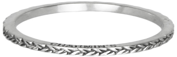 Charmin&#8217;s stapelring zilver R224 Silver 'Braided'