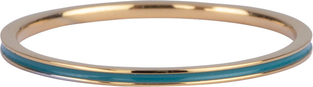 931-Petite-Petrol-Blue-Enamel-Goud-Charmins-Stapelring