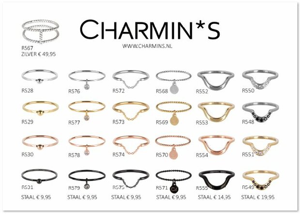 Charmin&#8217;s  R575 Chained Black Steel