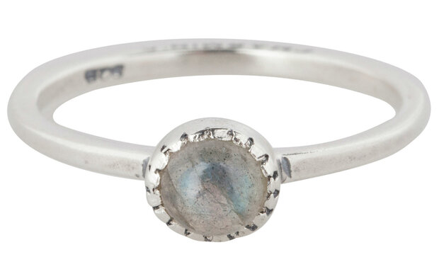 Charmin's Zilveren Ring Labradorite Edelsteen R296 