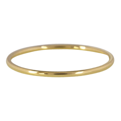 Charmin’s goudkleurige Ring Rond Extra Smal 1MM R370