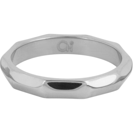 Charmin's Gehoekte Basis Ring 3,5mm Steel R1434
