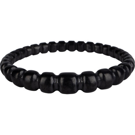 Charmin’s statement ring R1060 Balletjes Tabs Lopend Black