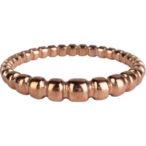 R1059 Balletjes Tabs Lopend Rosegoldplated