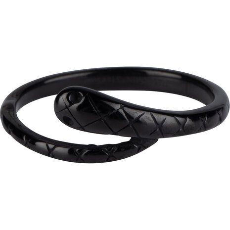 Charmin’s vintage ring R1019 Lucky Snake Black