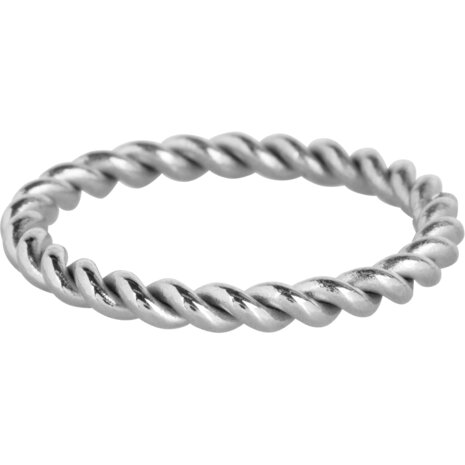 Charmin’s Gedraaide Ring Staal 2mm R1007