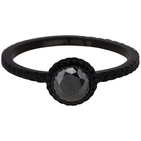 809 charmin's ring steel shiny iconic vintage black