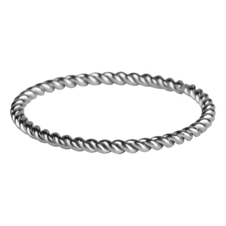 Charmin’s Gedraaide Ring Staal 1mm R328