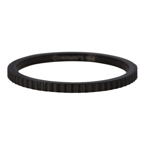 RING R401 BLACK 'STEEL BRICKS'