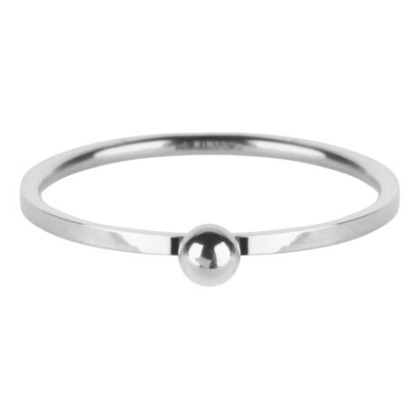 R528 Dot Ring Shiny Steel