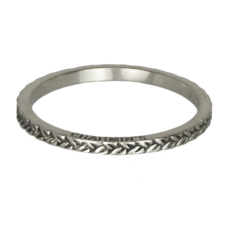 Ring R224 Silver 'Braided'